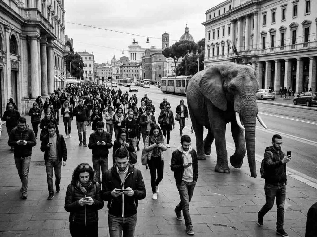 otras distracciones poderosas que impiden ver al elefante de al lado