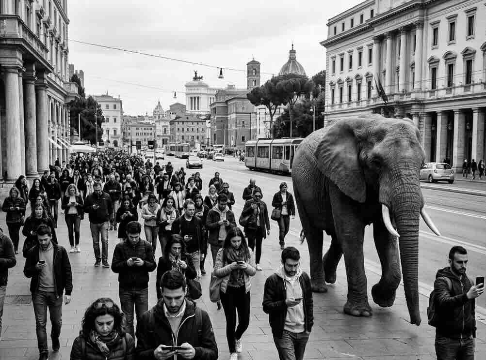 otras distracciones poderosas que impiden ver al elefante de al lado